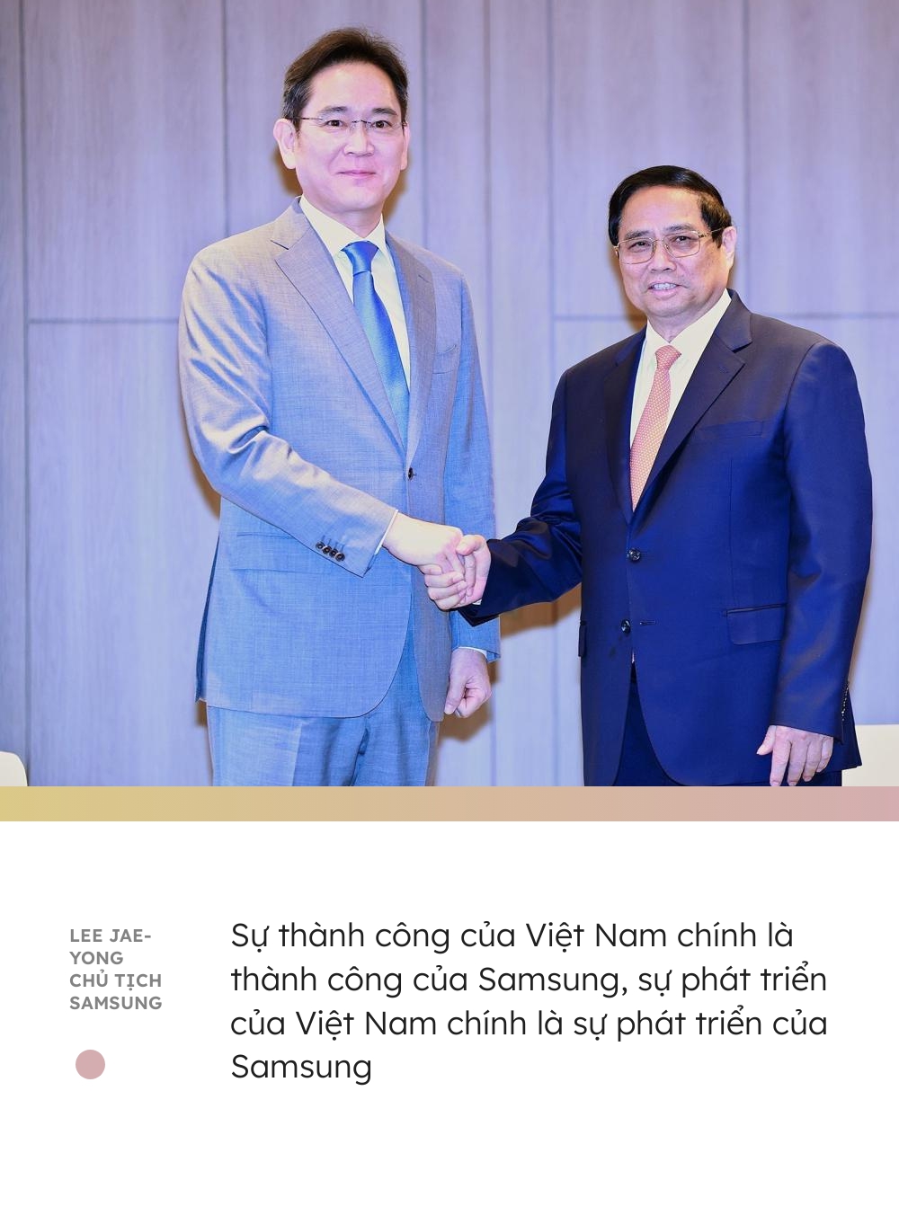 Chủ tịch Samsung Lee Jae-yong: 