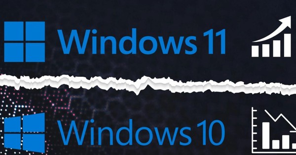 “Thành trì bất bại” Windows 10 đang lung lay trước sự lớn mạnh của Windows 11