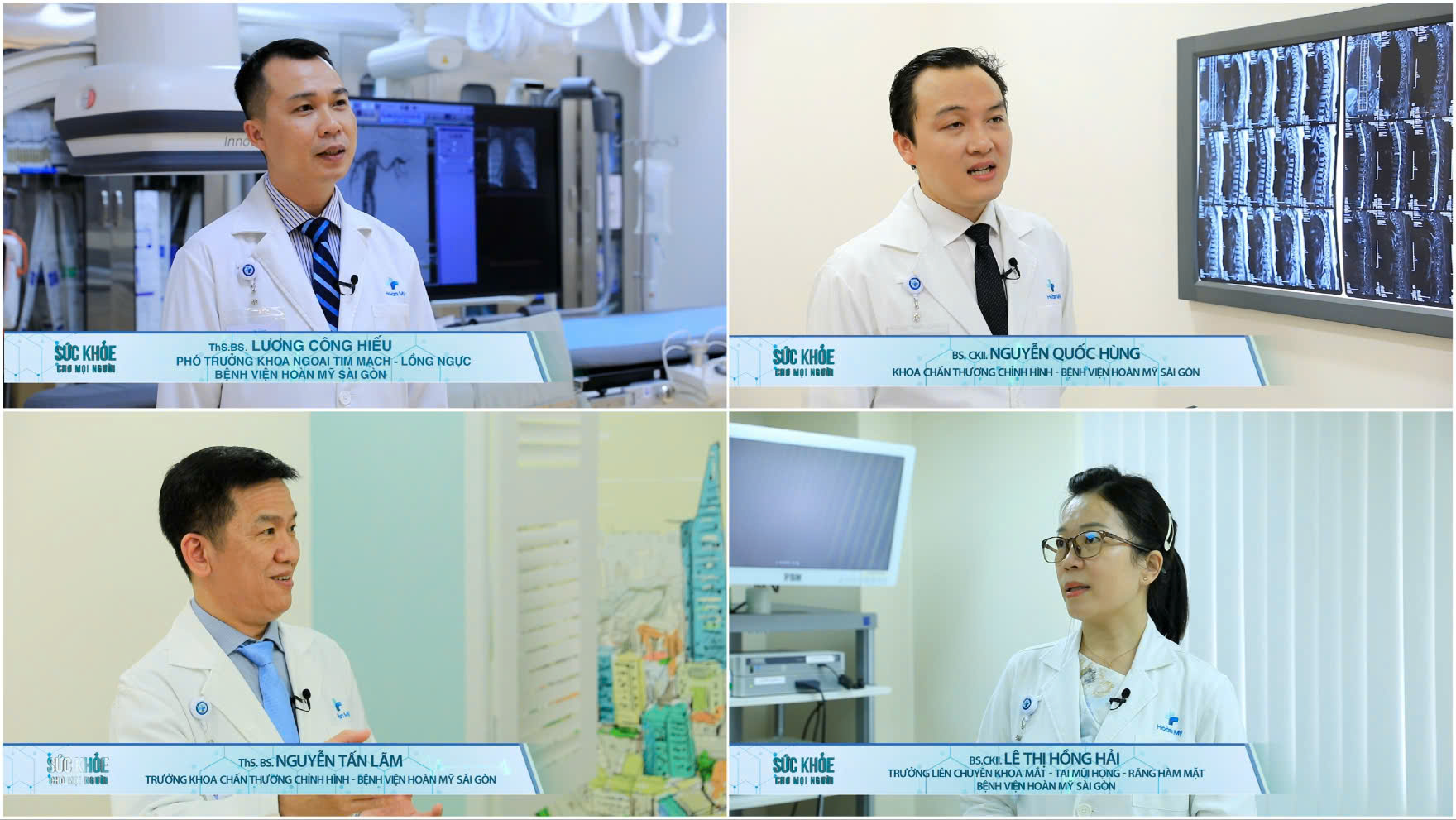 Bệnh viện Hoàn Mỹ  Sài Gòn và Đài Truyền hình TP.HCM cùng xây dựng một xã hội khỏe mạnh và trách nhiệm cộng đồng.
